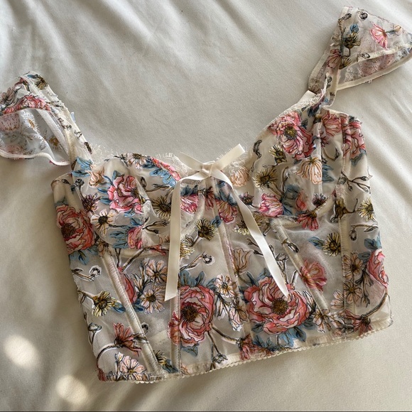 Floral Unlined Bra Top